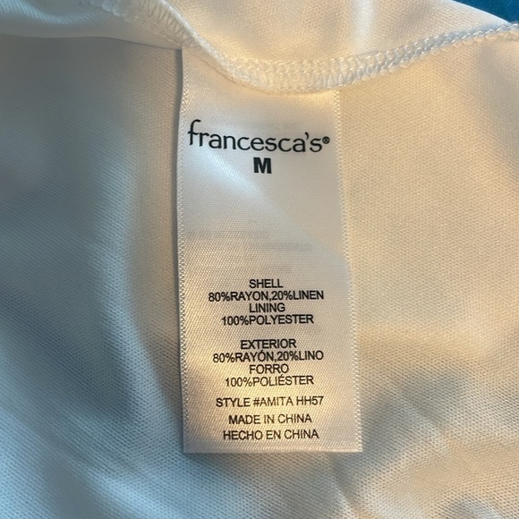 NWT Francesca’s Floral Print Long Dress With front Slit - Picture 7 of 7